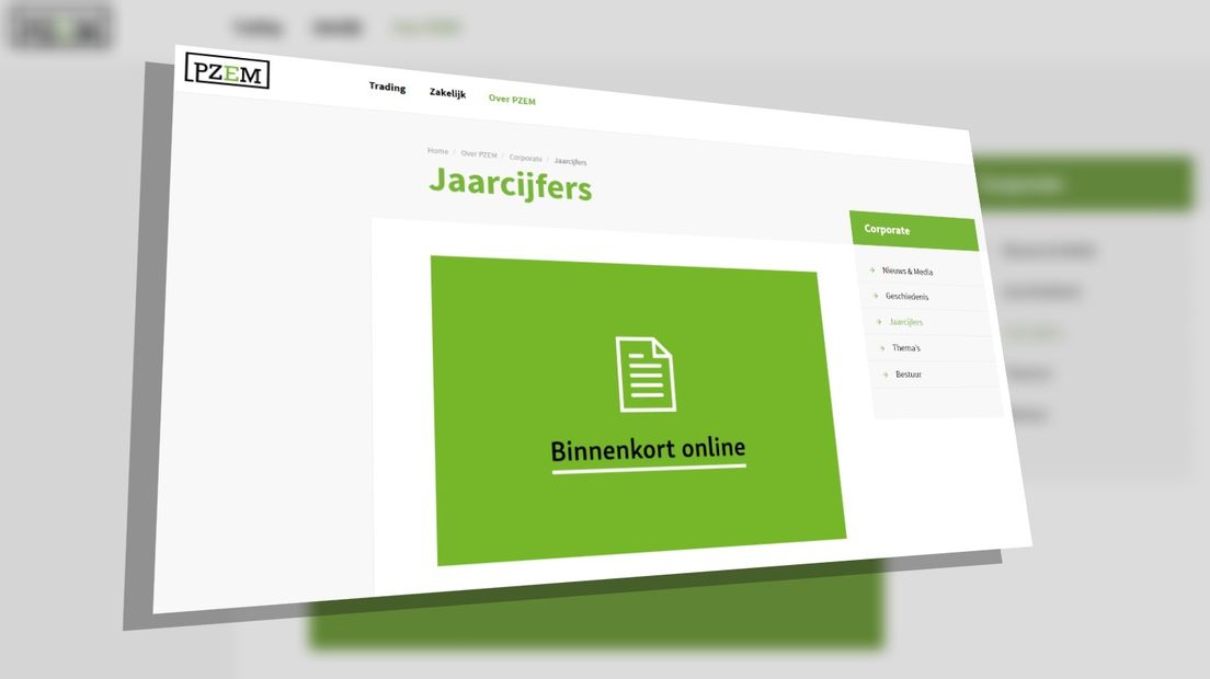 Het is nog even wachten op de jaarcijfers van PZEM