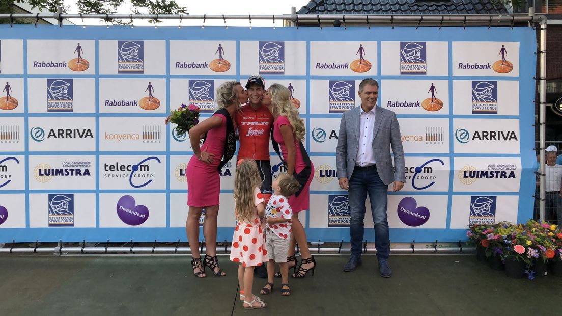 Mollema op het podium