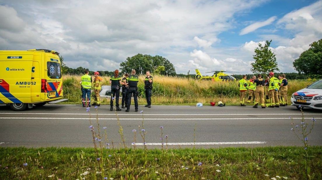 De hulpdiensten kwamen massaal ter plaatse.