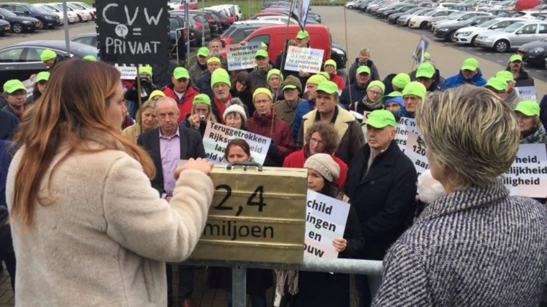 De miljoenenwinst van het CVW leidde tot protest
