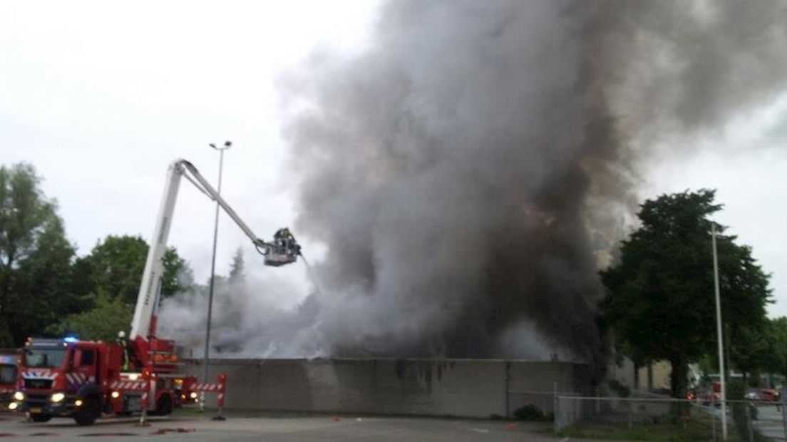 Zeer grote brand in Enschede