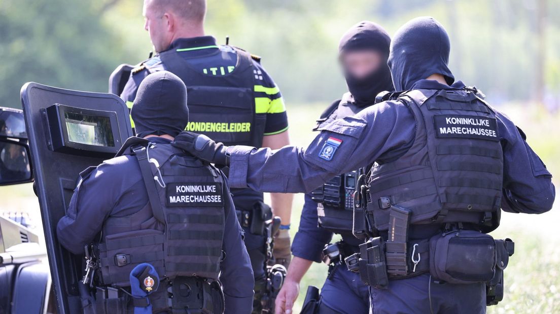 Bij een van de schietpartijen in Zoetermeer werd de Koninklijke Marechaussee ingezet