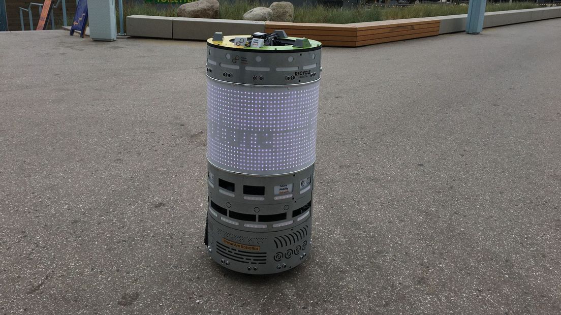Afvalrobot helpt om het zwerfafvalprobleem op te lossen