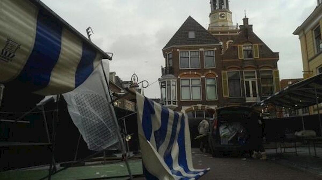 Schade door storm in Kampen