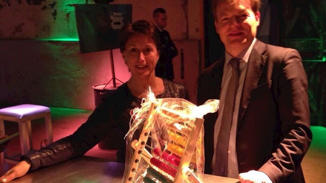 Telraam cadeau voor Omtzigt