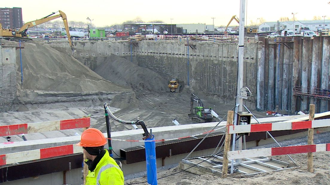 Bouwput Nieuwe Sluis Terneuzen