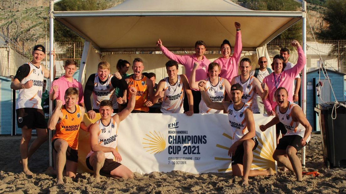 HVC werd twaalfde op het EK Beachhandbal voor landskampioenen