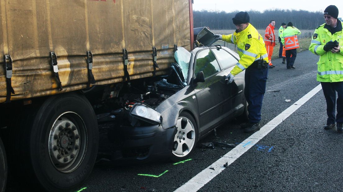 De auto van het slachtoffer