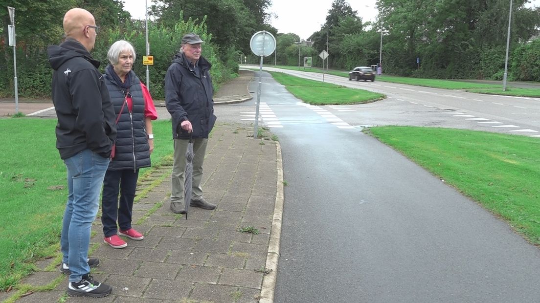 Omwonenden langs de Weg naar den Dam in Delfzijl waar vaak te hard gereden wordt