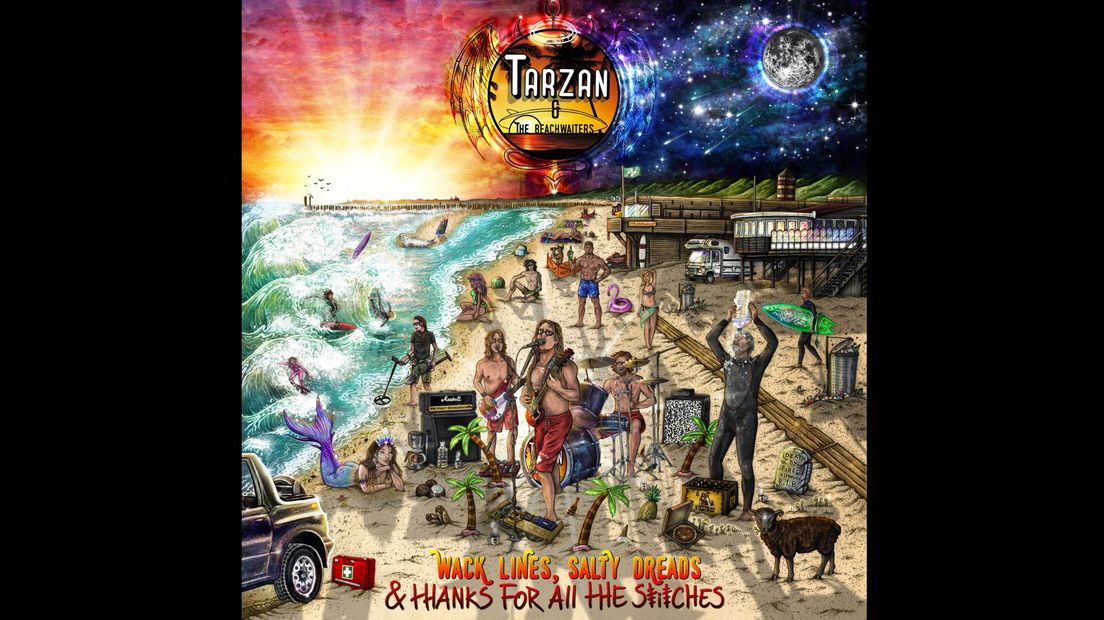 Tarzan & The Beachwaiters artwork LP
