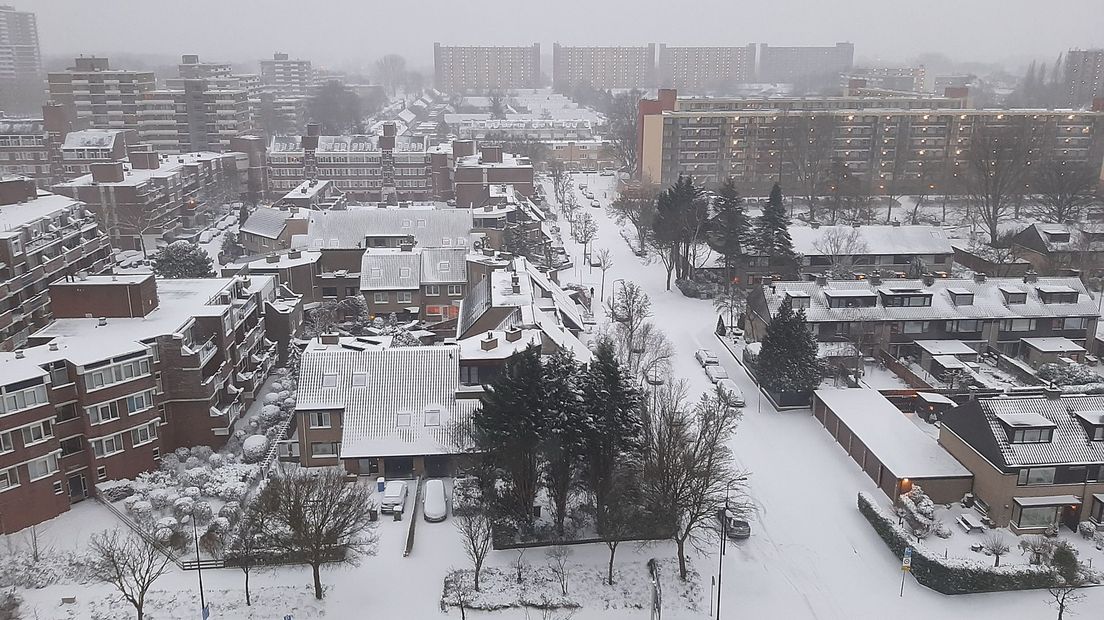 Rijswijk in de sneeuw