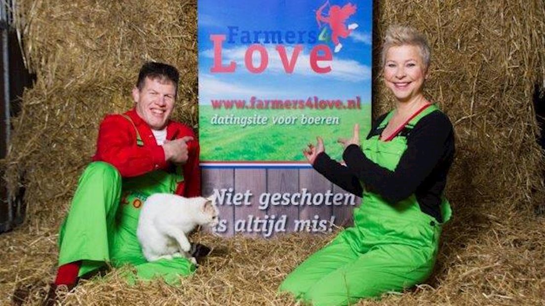 De oprichters van de website Farmers4love Judith Bouwhuis en Richard Kimmann