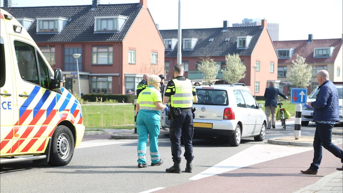 Veel schade na aanrijding Thorbeckelaan