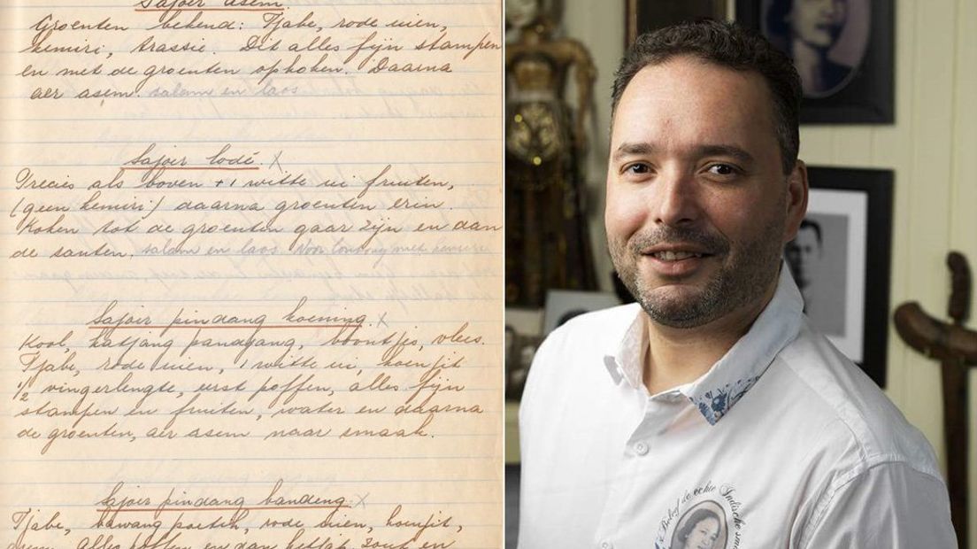 De recepten van oma Miet staan in een honderd jaar oud schrift