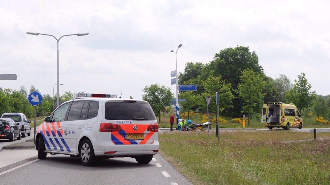 BroeklandenwegBij het ongeluk op de Broeklandenweg in Hardenberg raakte één persoon gewond