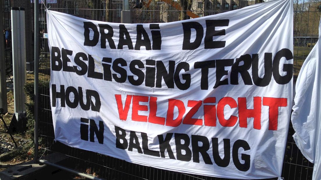 Actie bij tbs-kliniek Veldzicht Balkbrug