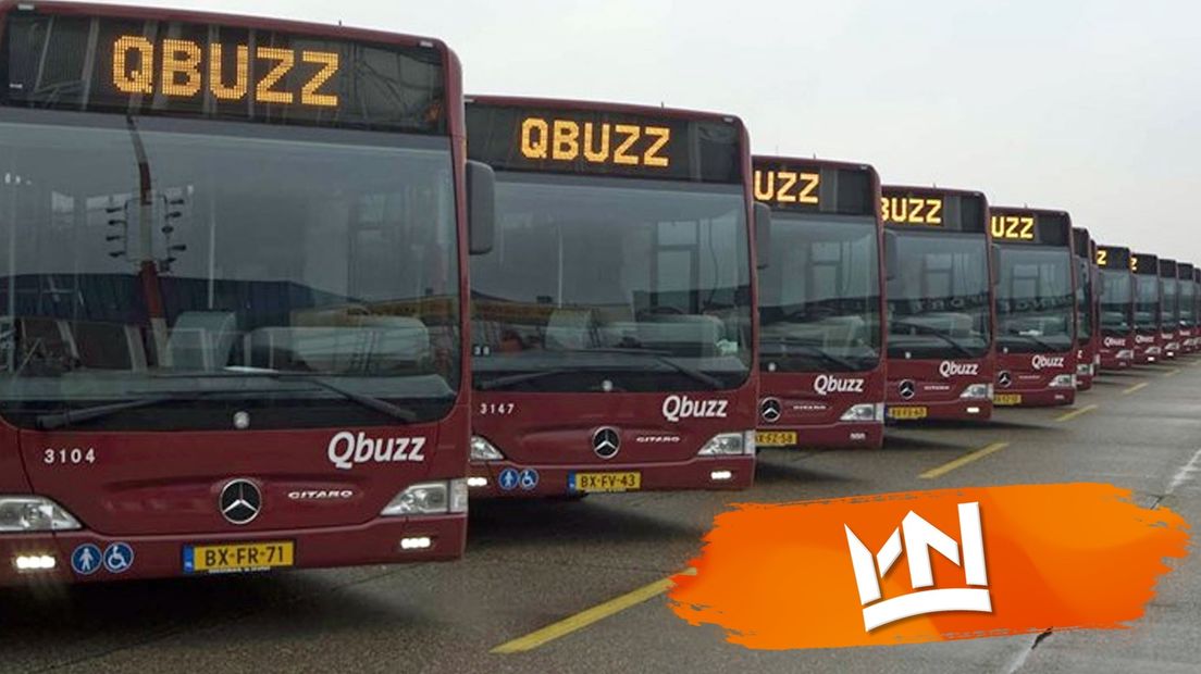 Bussen van Qbuzz