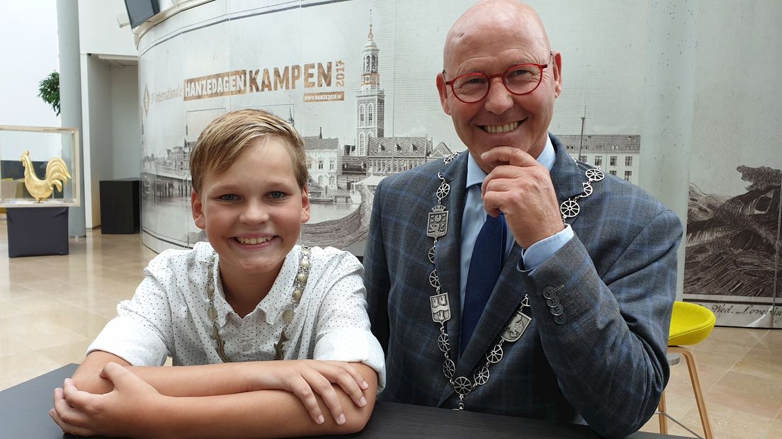 Franco Koelewijn is de nieuwe jeugdburgemeester van Kampen