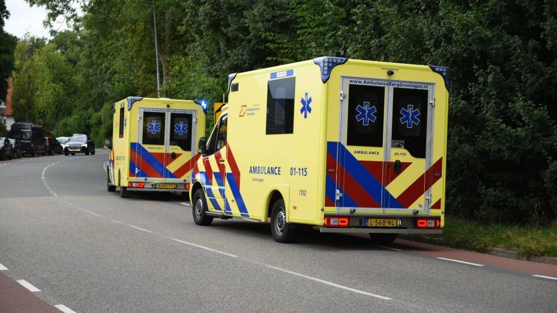 Er kwamen twee ambulances ter plaatse
