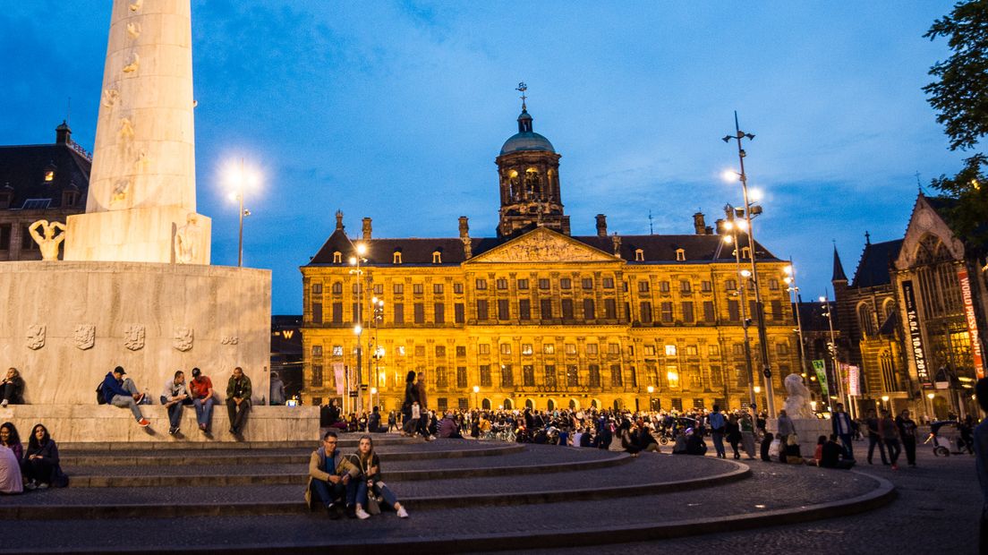 Het Paleis op de Dam in Amsterdam
