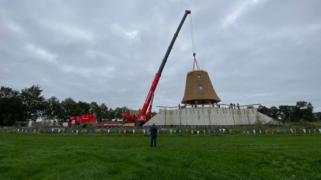 De nieuwe molen in Wesepe