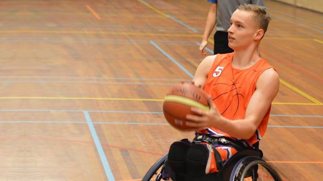 Rolstoelbasketballer Quinten Zantinge (Rechten: eigen foto)