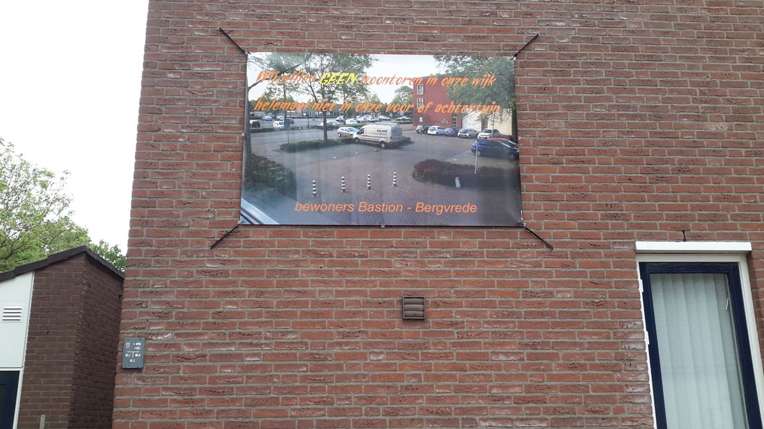 Spandoek bij Bastion - Foto Omroep Gelderland