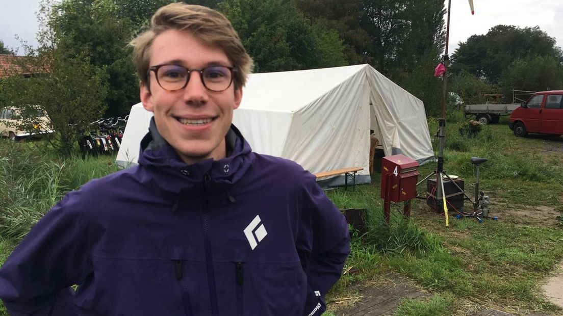 Actie- en woordvoerder Maarten van Code Rood hoopt dat er veel mensen meedoen aan de zitblokkade