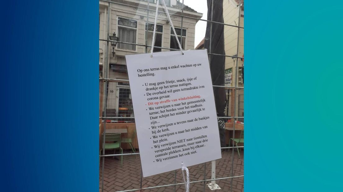 Terras in Zwolle