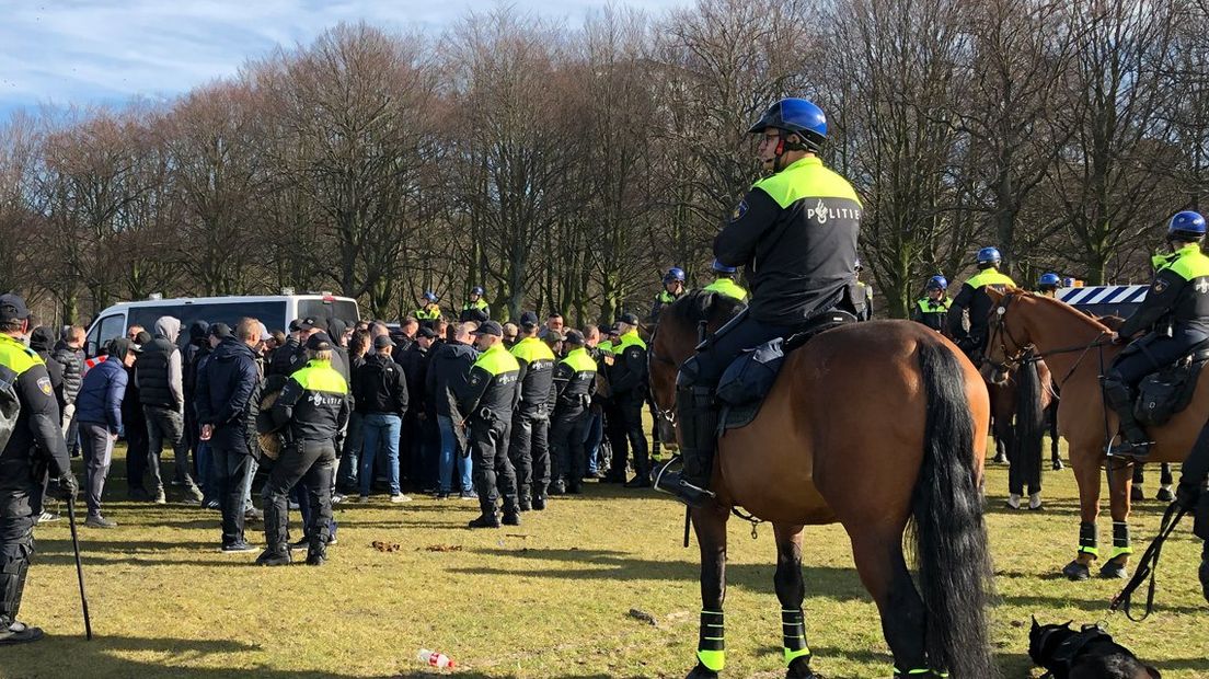 Aanhoudingen Malieveld
