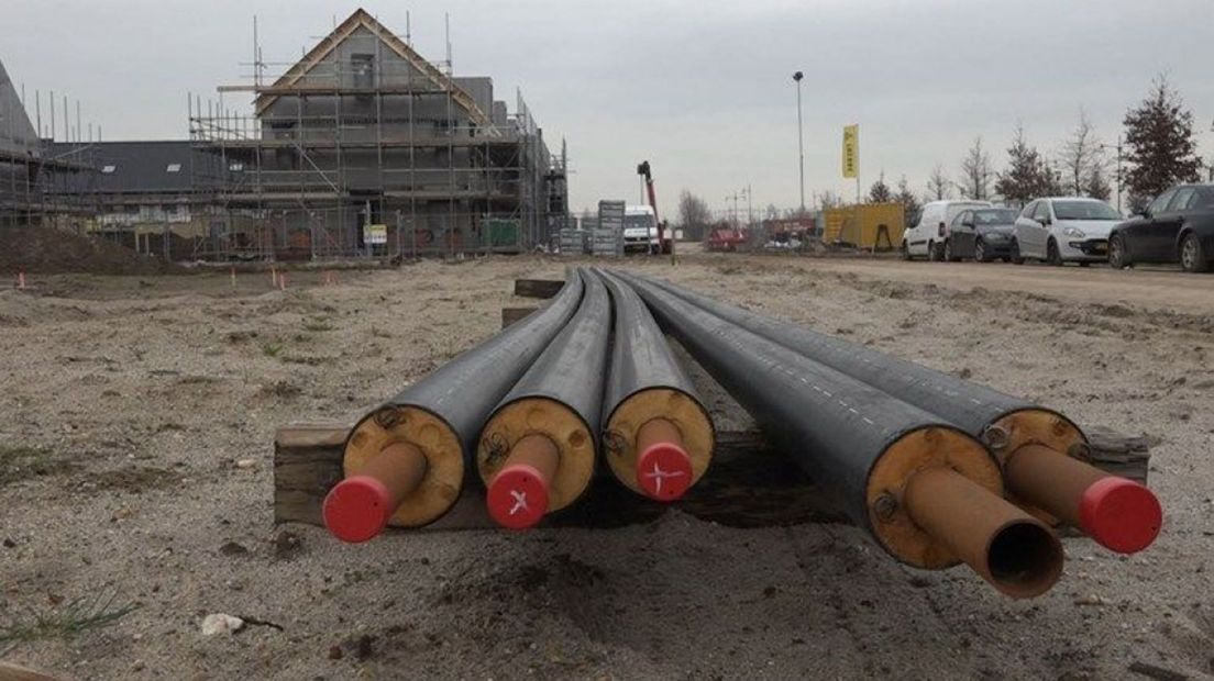 Buizen voor warmtenet.