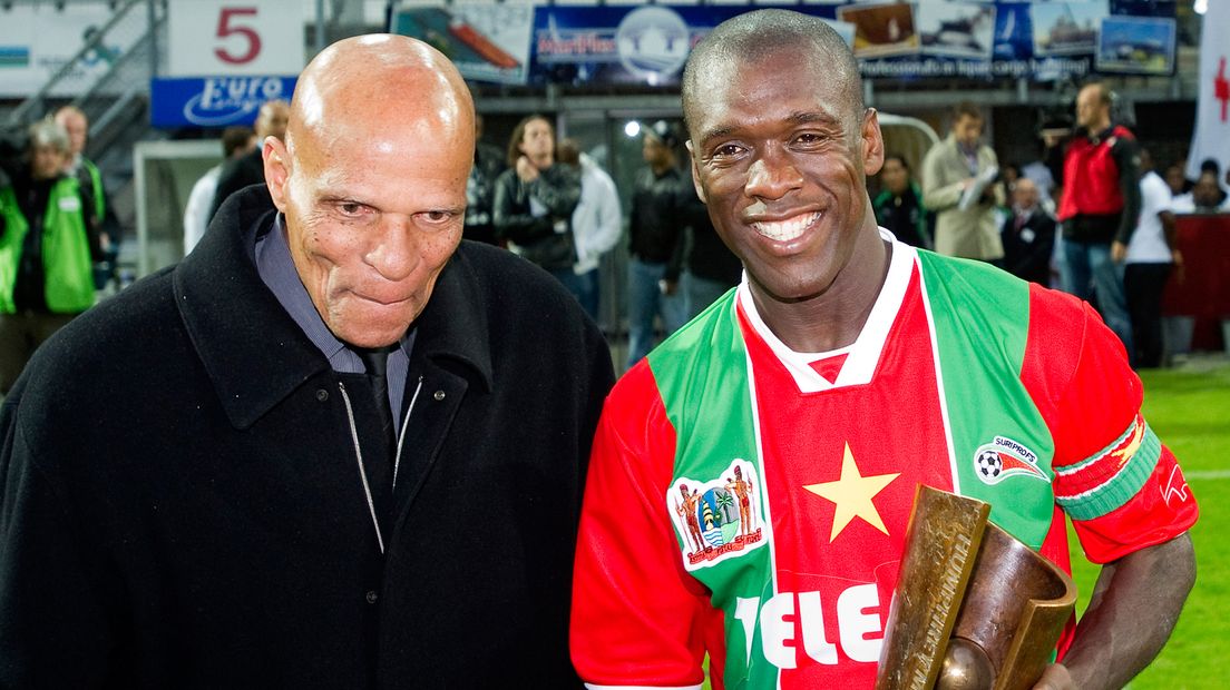 Mijnals in 2012 met landgenoot Clarence Seedorf.