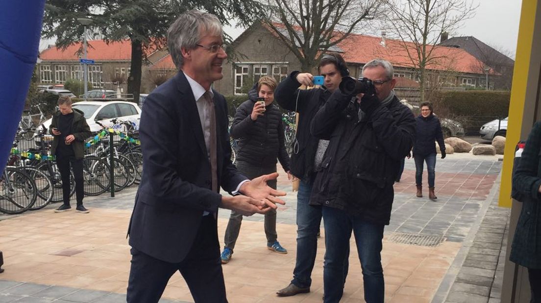 Minister Arie Slob in Bedum