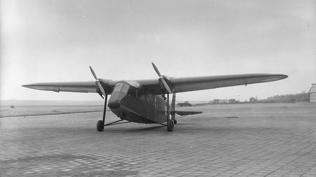 Koolhoven FK49 op vliegbasis Soesterberg, eind jaren dertig.