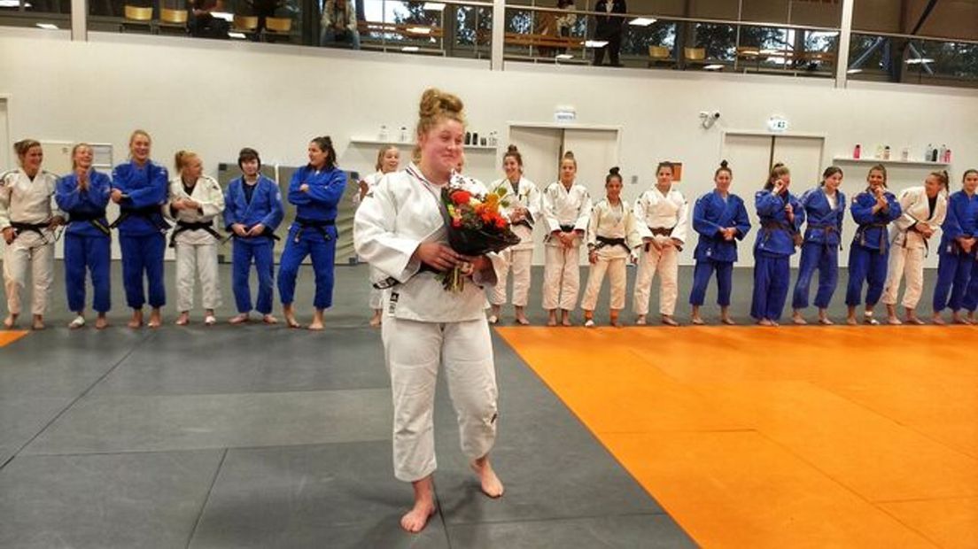 Judoka Marit Kamps na herbeoordeling alsnog wereldkampioene junioren
