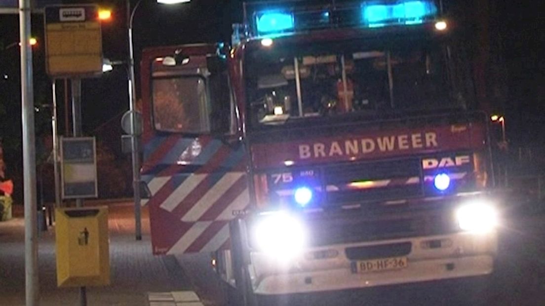 Brand in stationsgebouw Hardenberg