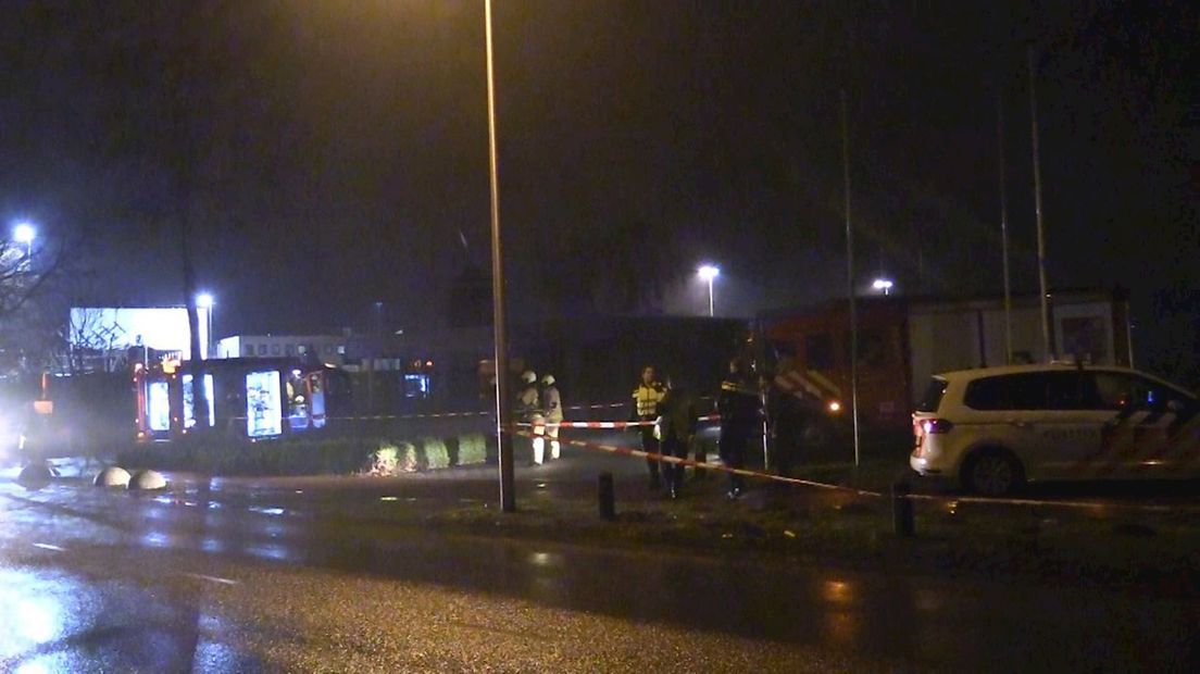 Brand in kantoorgebouw Enschede