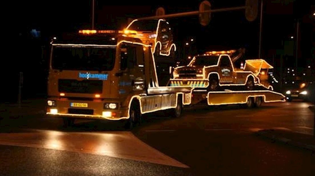 Trucks by night