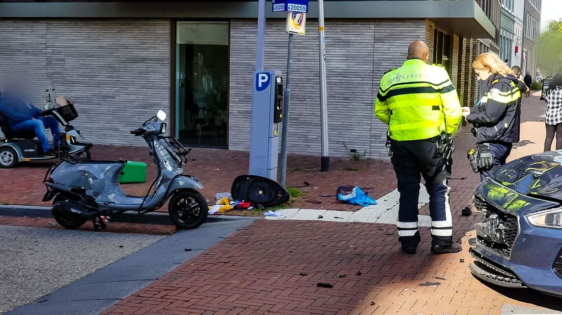 Scooterrijder gewond in Zwolle