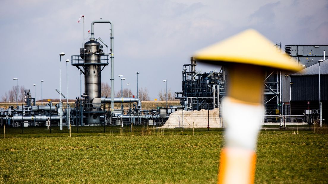 De stikstofinstallatie bij Zuidbroek van de Gasunie