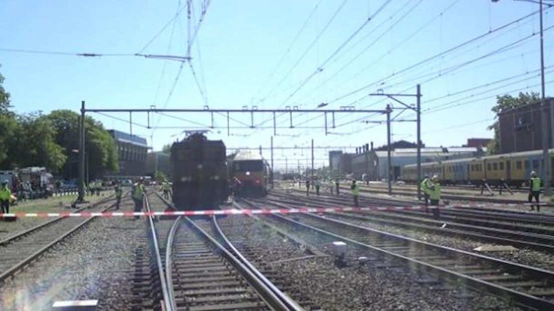 Botsing treinen Zwolle