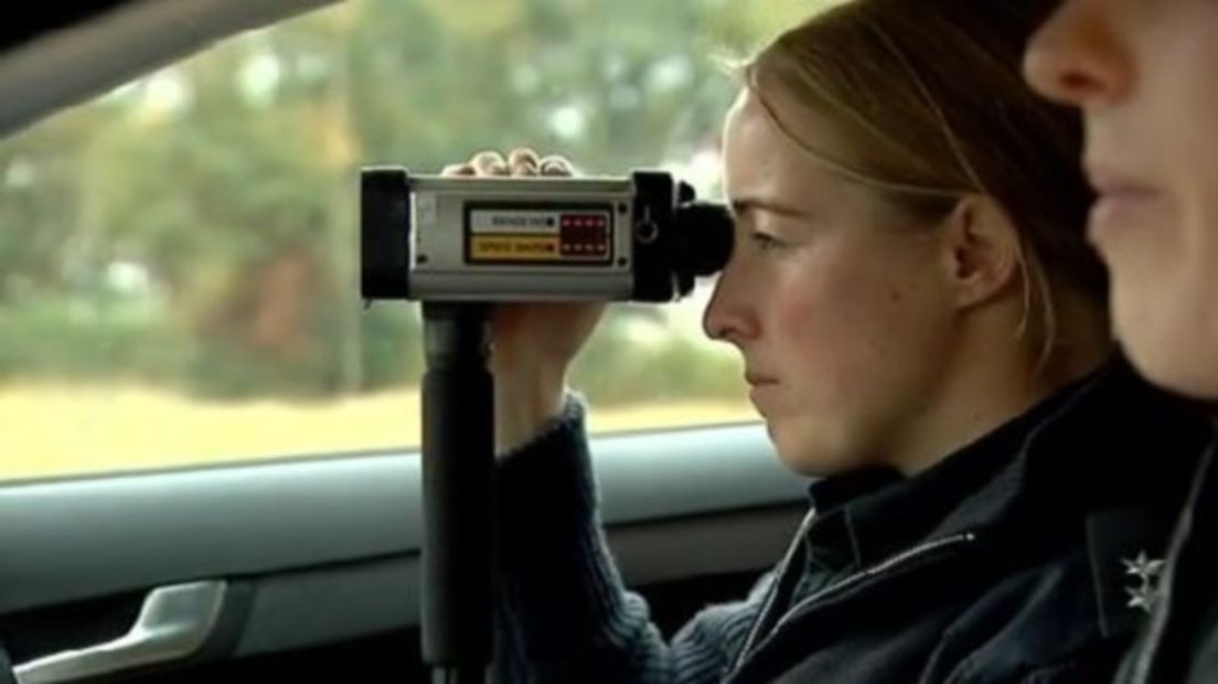 Een snelheidscontrole (archieffoto)