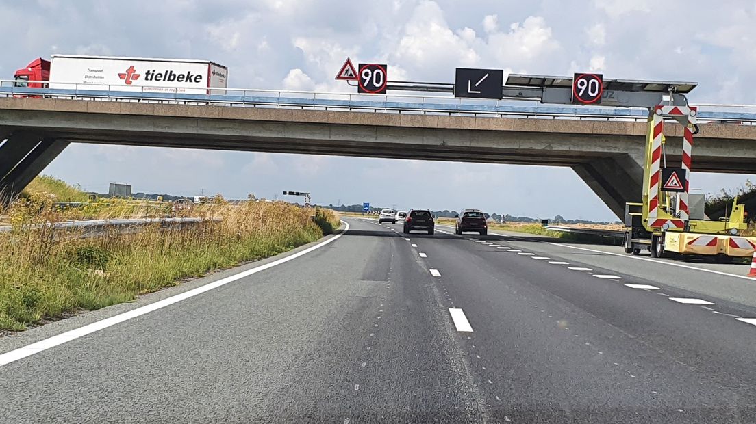 Werkzaamheden op A7 van Scheemda naar Zuidbroek gaan van start - RTV Noord