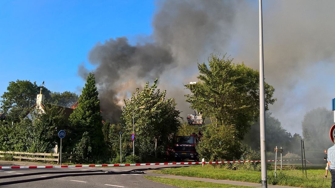 Grote brand in de Vlissingse Gerbrandystraat (video)