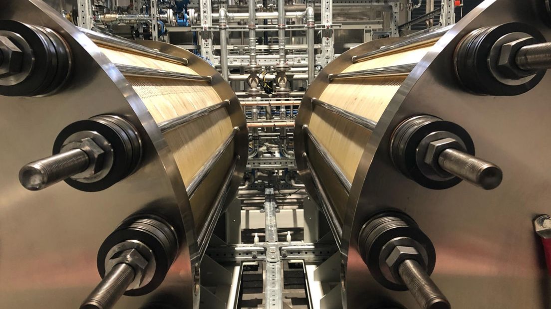 Een eerdere electrolyser die McPhy - een van de contractpartners van Gasunie - bouwde