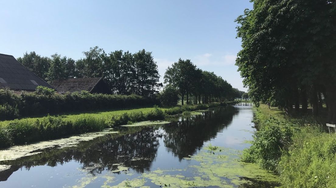 Het kanaal Coevorden-Zwinderen (Rechten: RTV Drenthe/Ineke Kemper)