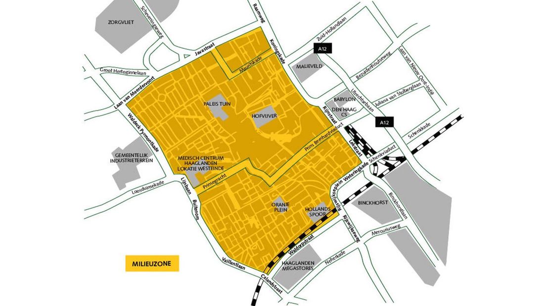 Milieuzone in Den Haag (2019)