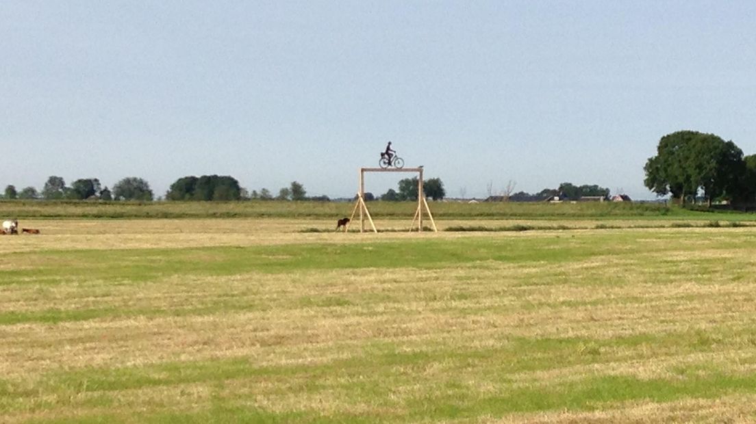Straks fietsen op 5 meter hoogte in de polder