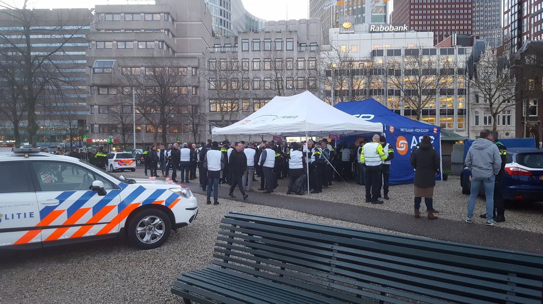 Begin februari werd er in Den Haag ook al actie gevoerd voor een beter pensioen I