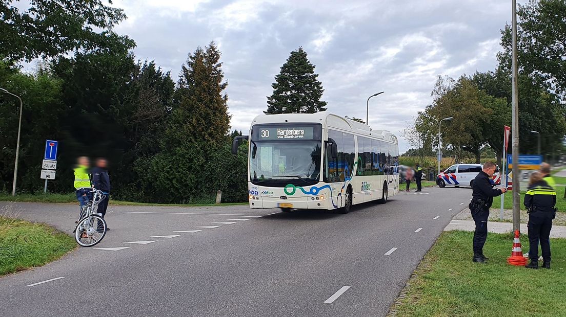 Ongeluk fietser